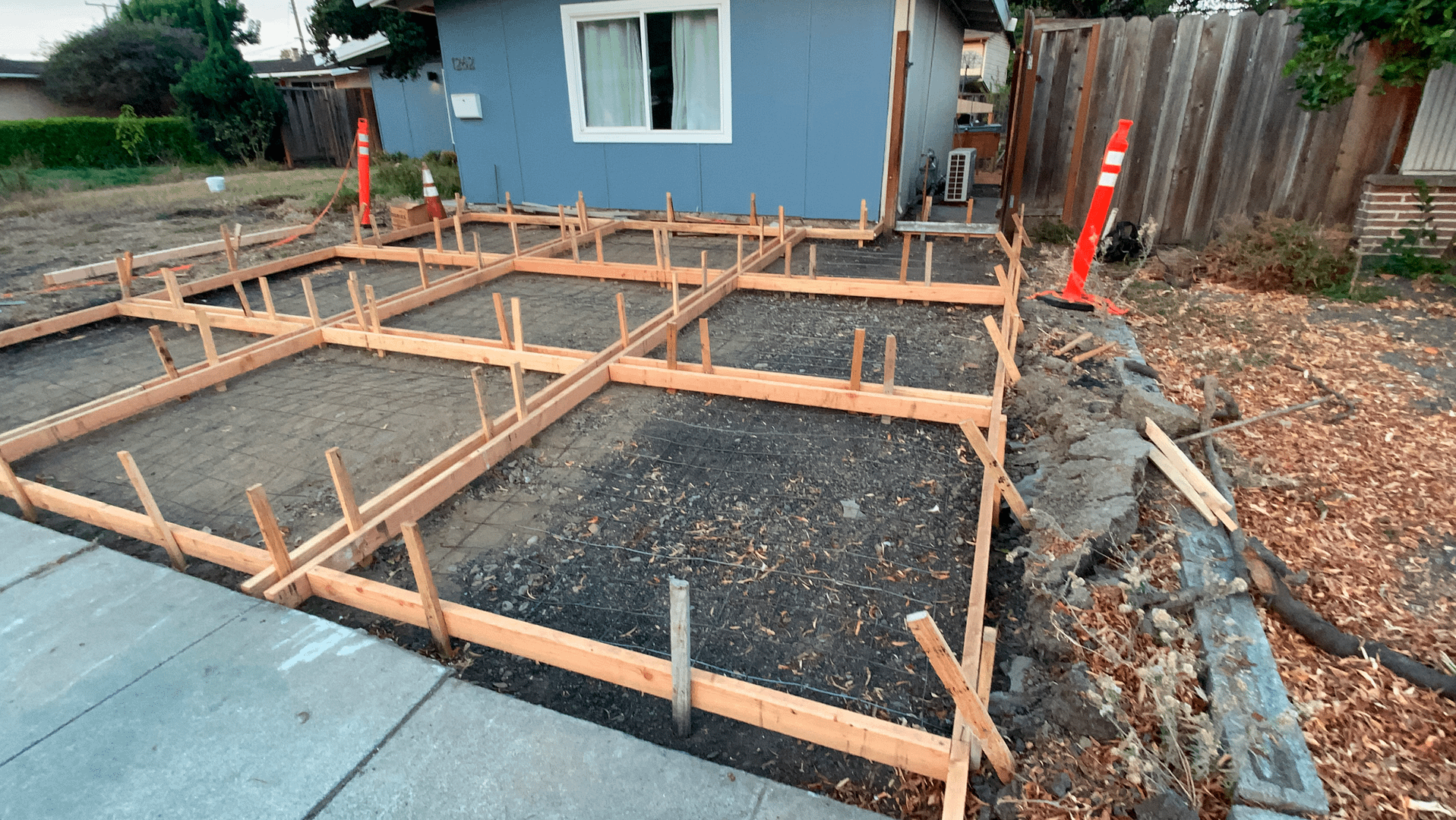 concrete sidewalk