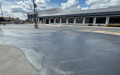 Asphalt & Striping at Bank of America Financial Center Merced, CA.